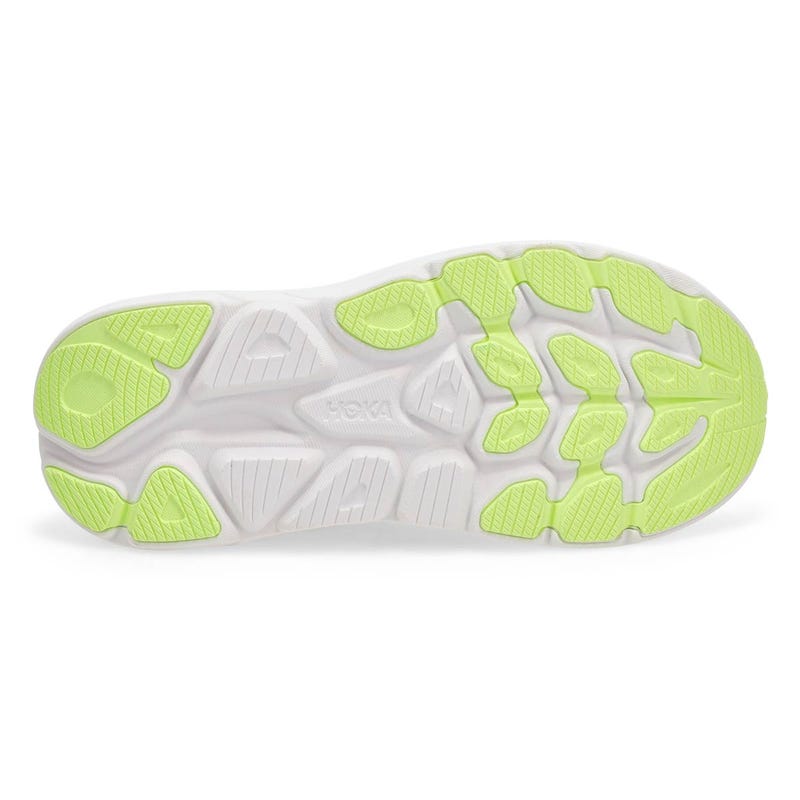 Espadrille de performance Clifton 11 large pour femmes - Éclat de mandarine/Blanc