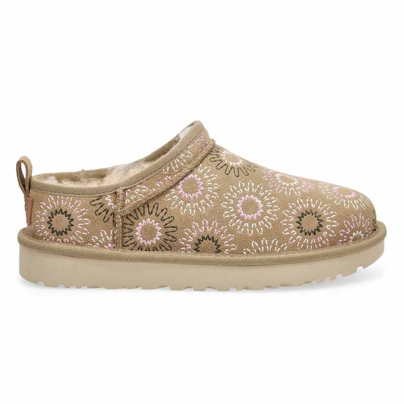 Women's Classic Micro Sun Stitch Sheepskin Boot - Mustard Seed