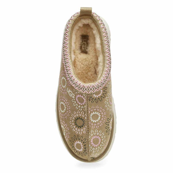 Women's Tazz Sun Stitch Platform Slipper - Mustard Seed