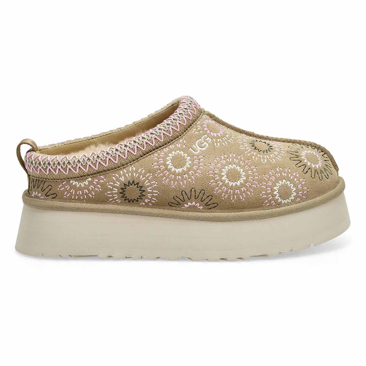 Women's Tazz Sun Stitch Platform Slipper - Mustard Seed