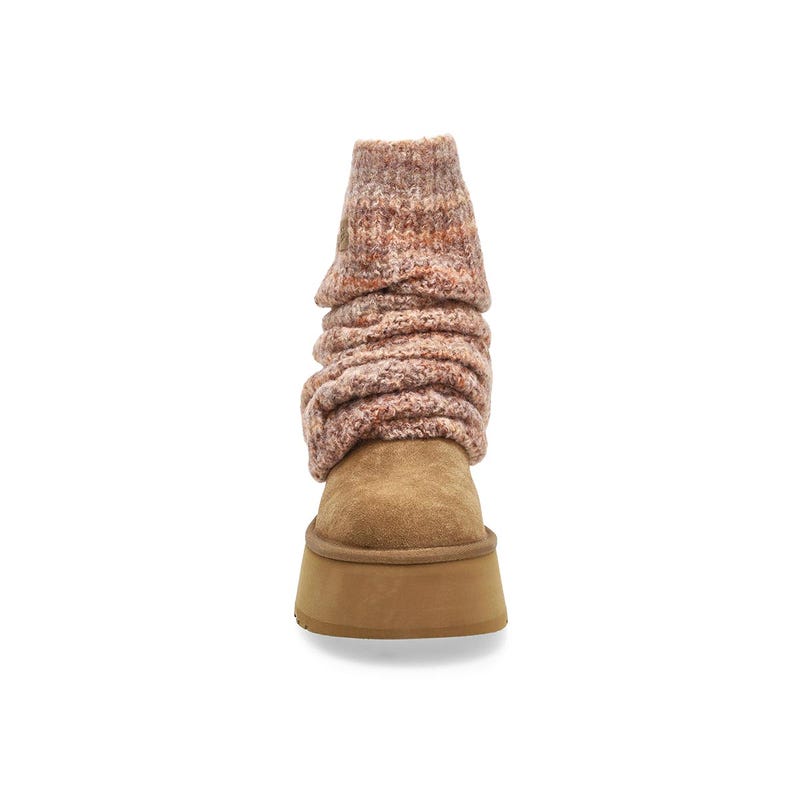 Women's  Classic Mini Dipper Legwarmer Boot - Light Bronze