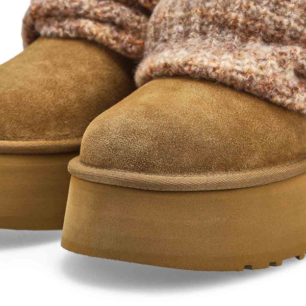 Women's  Classic Mini Dipper Legwarmer Boot - Light Bronze