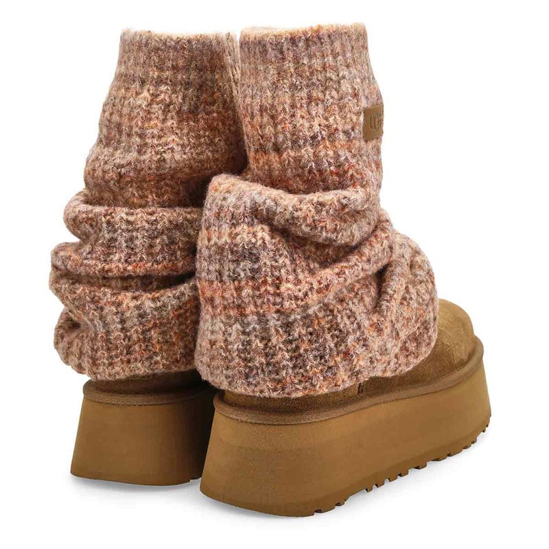 Women's  Classic Mini Dipper Legwarmer Boot - Light Bronze