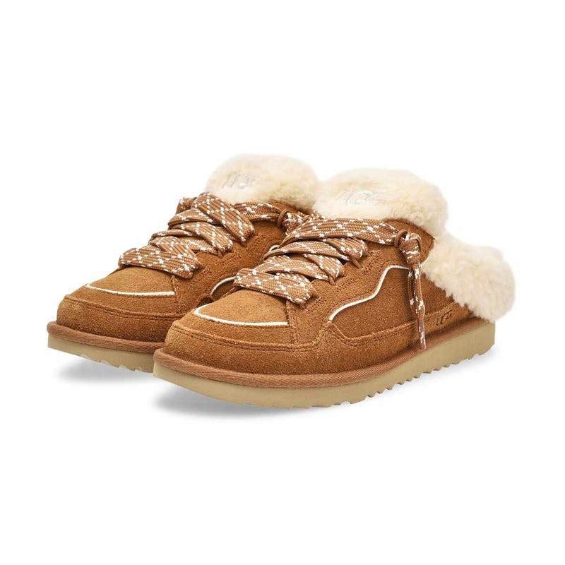 Espadrille mule Lowmel pour enfants - Chestnut