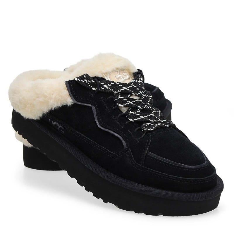 Espadrille sabot à dos ouvert Lowmel pour femmes - Noir