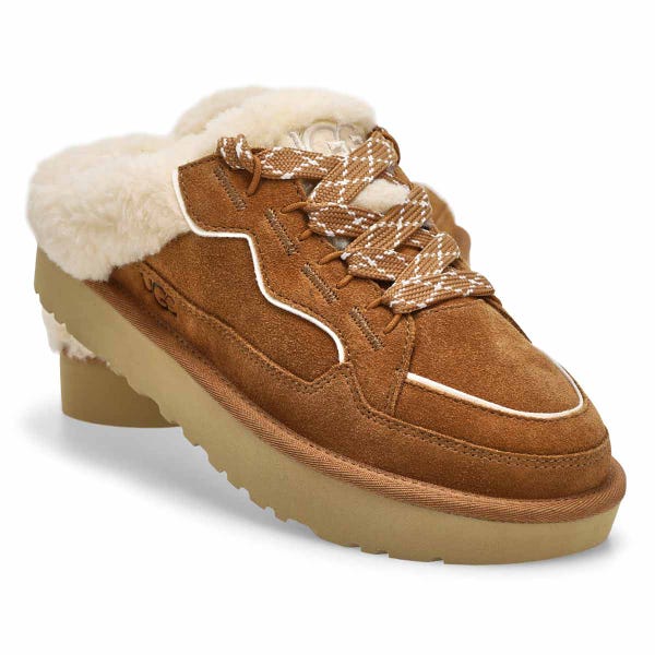 Espadrille sabot Lowmel Mule pour femme - Châtaigne