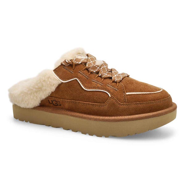 Espadrille sabot Lowmel Mule pour femme - Châtaigne