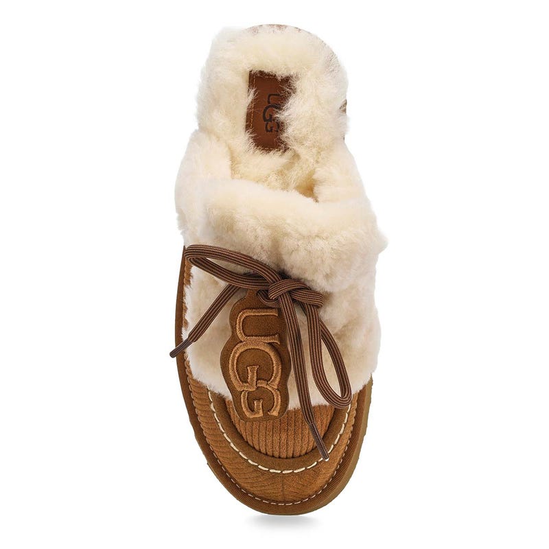 Women's Disquette Heritage Sheepskin Slipper - Chestnut