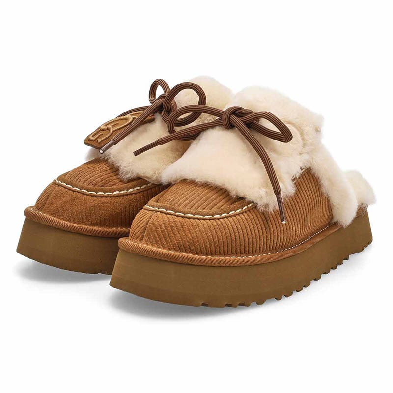 Women's Disquette Heritage Sheepskin Slipper - Chestnut