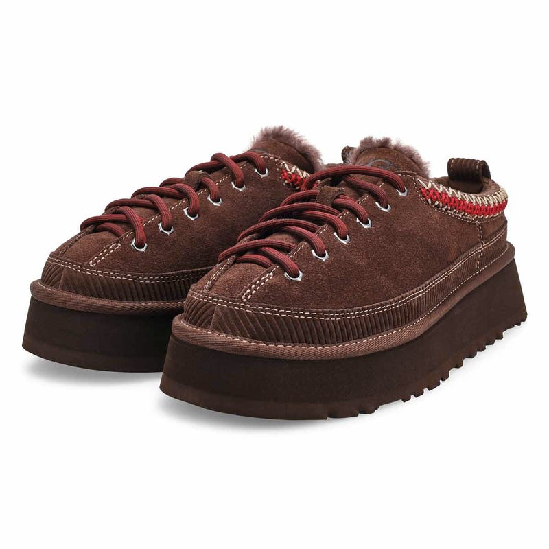 Pantoufle lacée Heritage pour femme - Cèdre brûlé