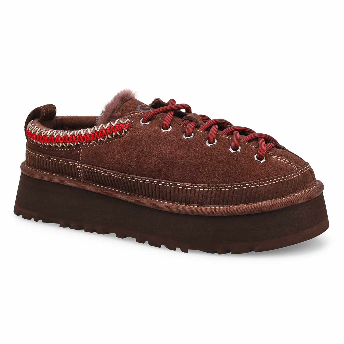 Women's Heritage Lace-Up Slipper - Burnt Cedar