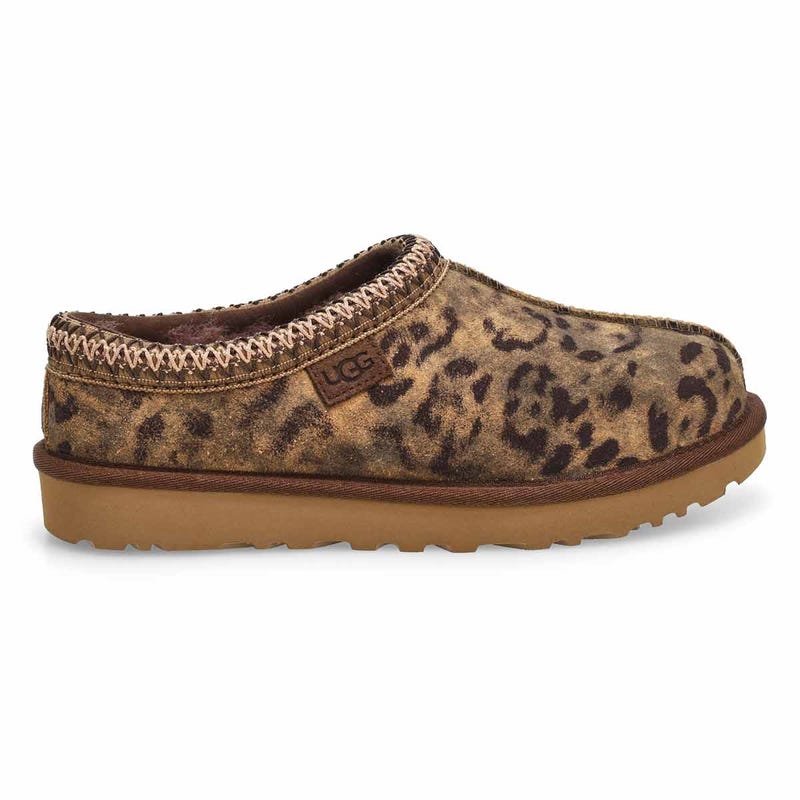 Lds Tasman Spotted Sheepskin Slipper - Chestnut