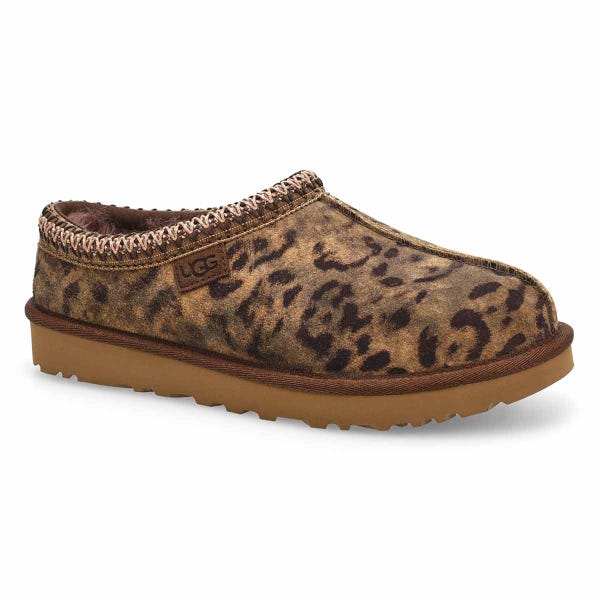 Lds Tasman Spotted Sheepskin Slipper - Chestnut