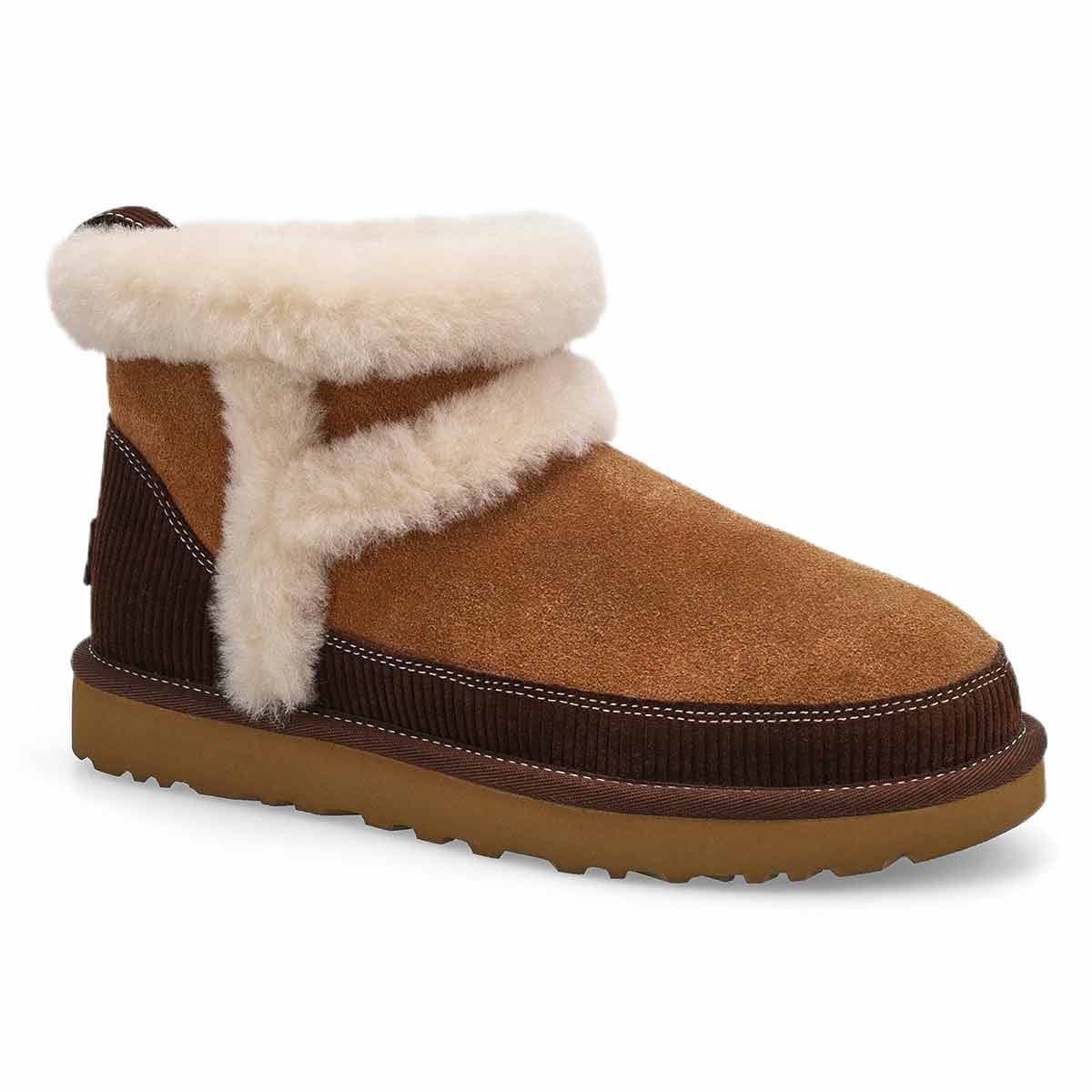 Women's  Classic Mini Heritage Boot - Chestnut