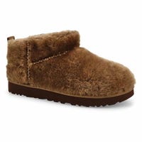 Women's Classic Ultra Mini Fluffed Boot - Light Bronze