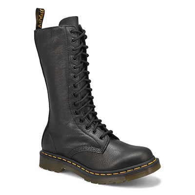 Lds 1B99 14-Eye Casual Boot - Black