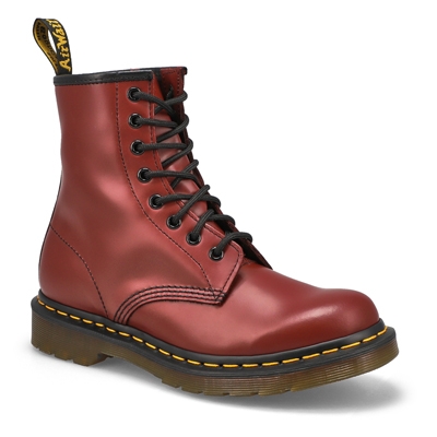 Lds 1460 8-Eye Smooth Boot - Cherry Red