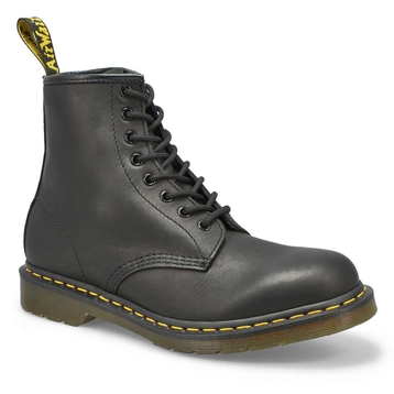 Bottes à 8 œillets 1460, cuir mat, noir, hommes