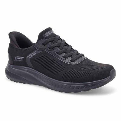 Espadrille Bobs Sport Squad Wide Slip-Ins pour homme - Noir/Noir