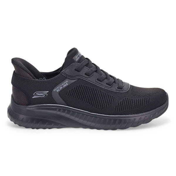 Espadrille Bobs Sport Squad Wide Slip-Ins pour homme - Noir/Noir