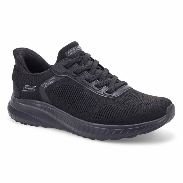 Espadrille Bobs Sport Squad Wide Slip-Ins pour homme - Noir/Noir