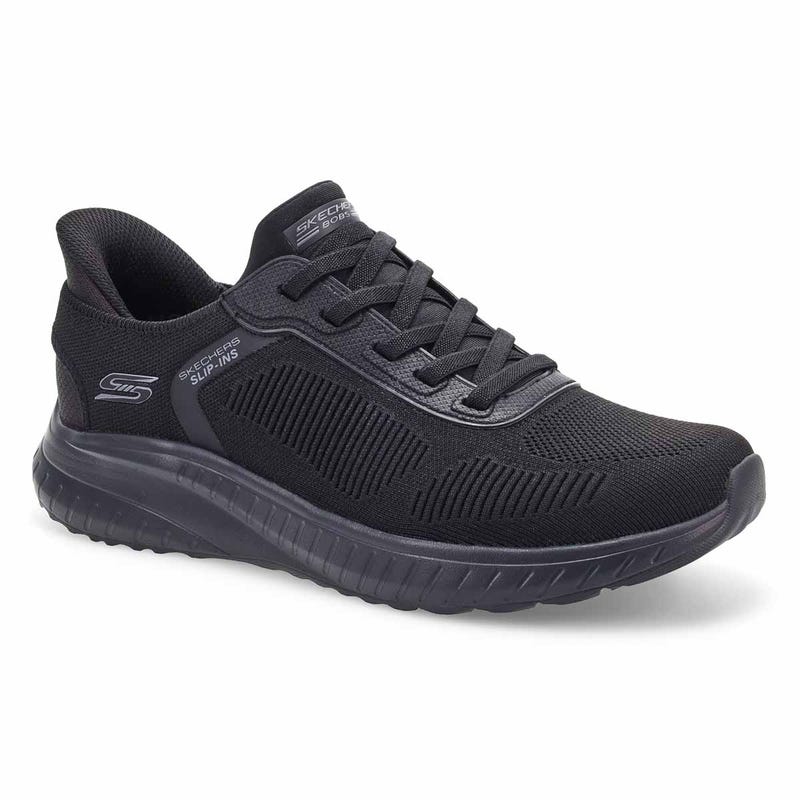 Espadrille Bobs Sport Squad Wide Slip-Ins pour homme - Noir/Noir