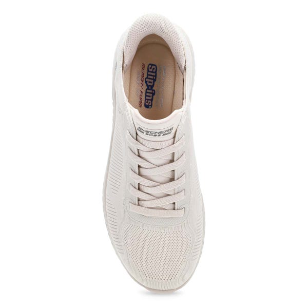 Espadrille à enfiler large pour hommes BOBS Sport Squad - Blanc cassé