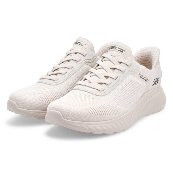 Espadrille à enfiler large pour hommes BOBS Sport Squad - Blanc cassé