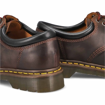 Richelieus à 5 œillets 8053, cuir brun, hommes