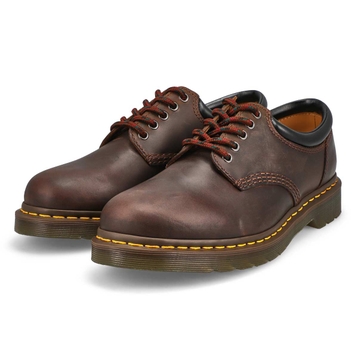 Richelieus à 5 œillets 8053, cuir brun, hommes