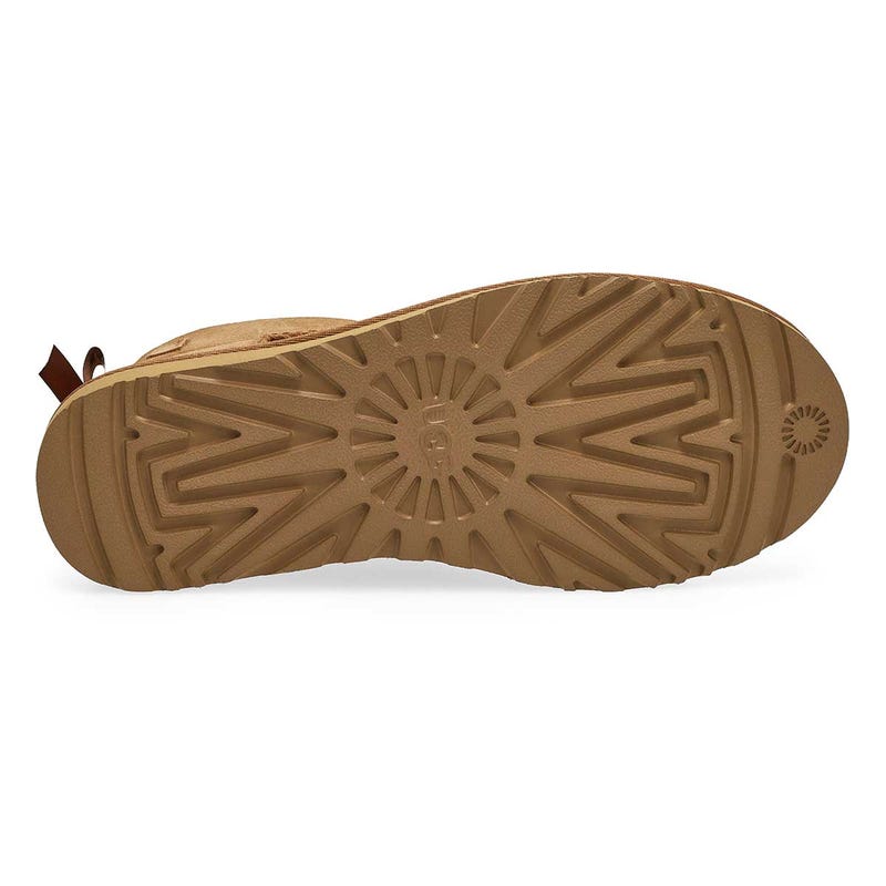 Women's Ultra Mini Bailey Bow Sheepskin Boot - Chestnut