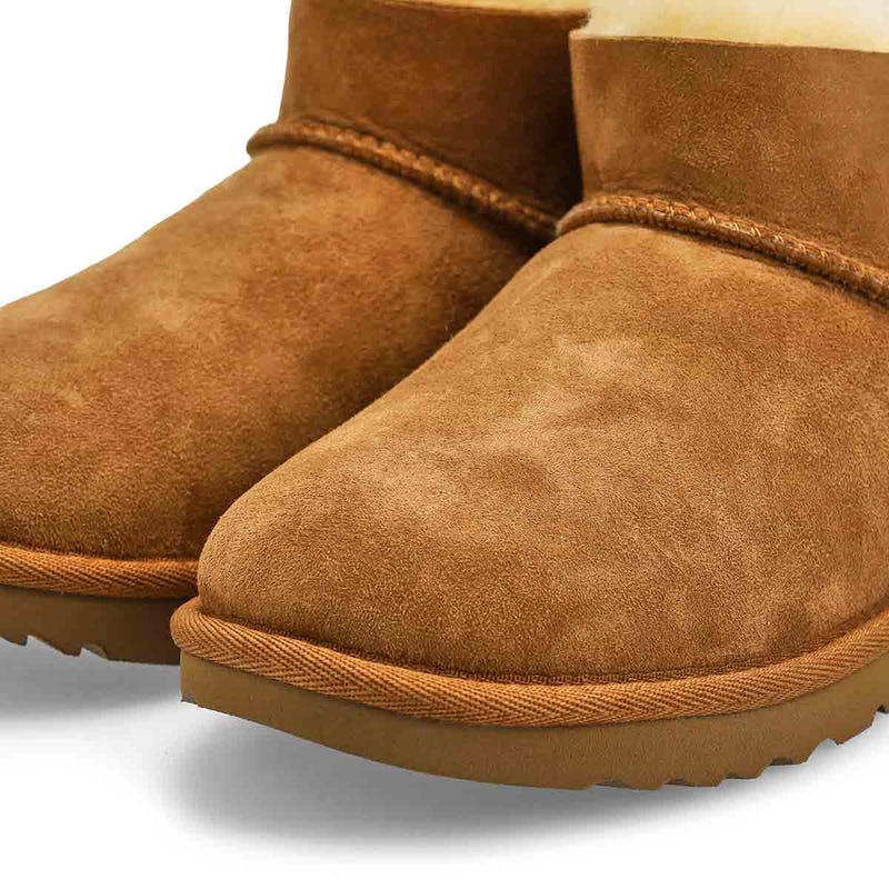 Girls' Ultra Mini Bailey Bow Sheepskin Boot - Che
