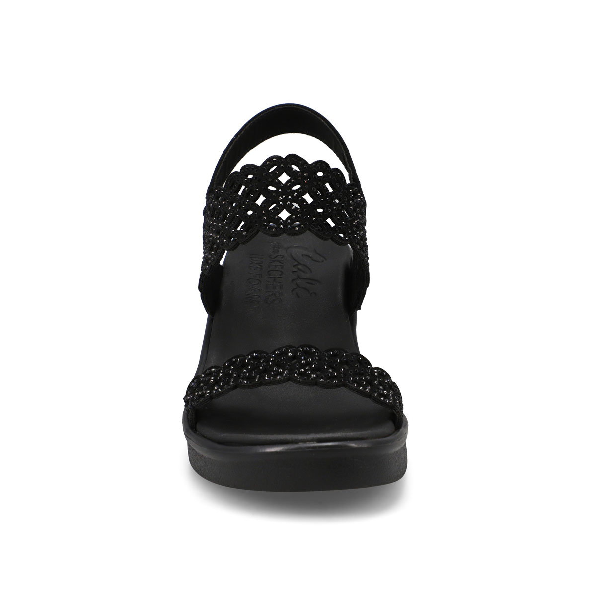 Sandale compensée RUMBLE ON SASSY DAYZ, noir/noir, femmes