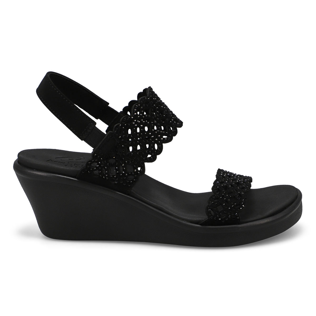 Sandale compensée RUMBLE ON SASSY DAYZ, noir/noir, femmes
