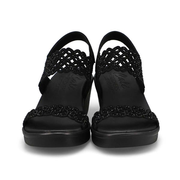 Sandale compensée RUMBLE ON SASSY DAYZ, noir/noir, femmes