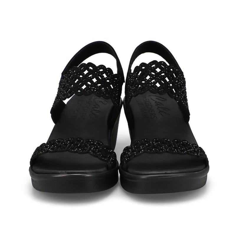 Sandale compensée RUMBLE ON SASSY DAYZ, noir/noir, femmes