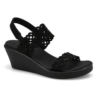 Sandale compensée RUMBLE ON SASSY DAYZ, noir/noir, femmes