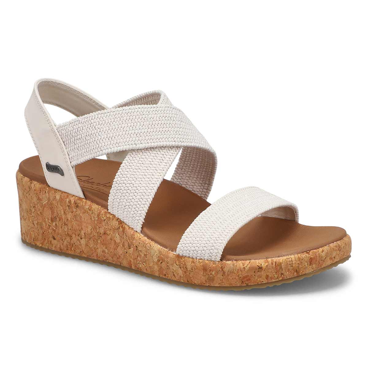Women's Arch Fit Beverlee Wedge Sandal -White