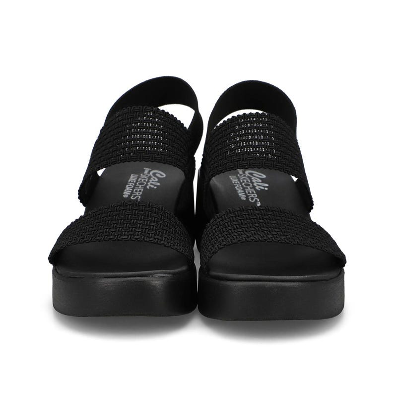 Women's Cali Day Casual Sandal - Black/Black