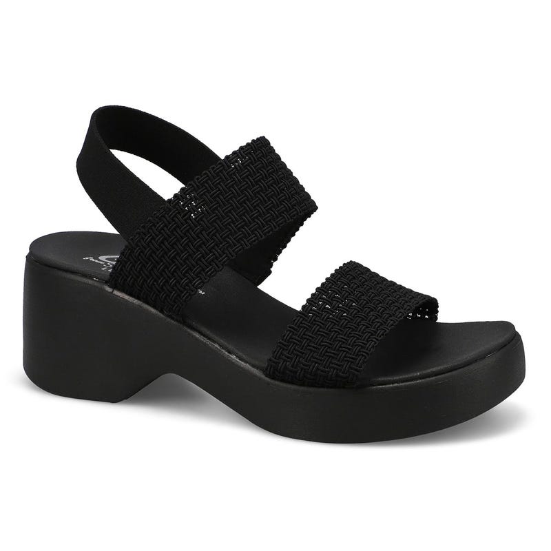 Women's Cali Day Casual Sandal - Black/Black