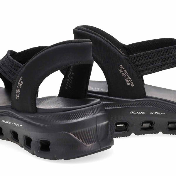 Women's Glide-Step Pro Slip-Ins Sandal - Black/Black