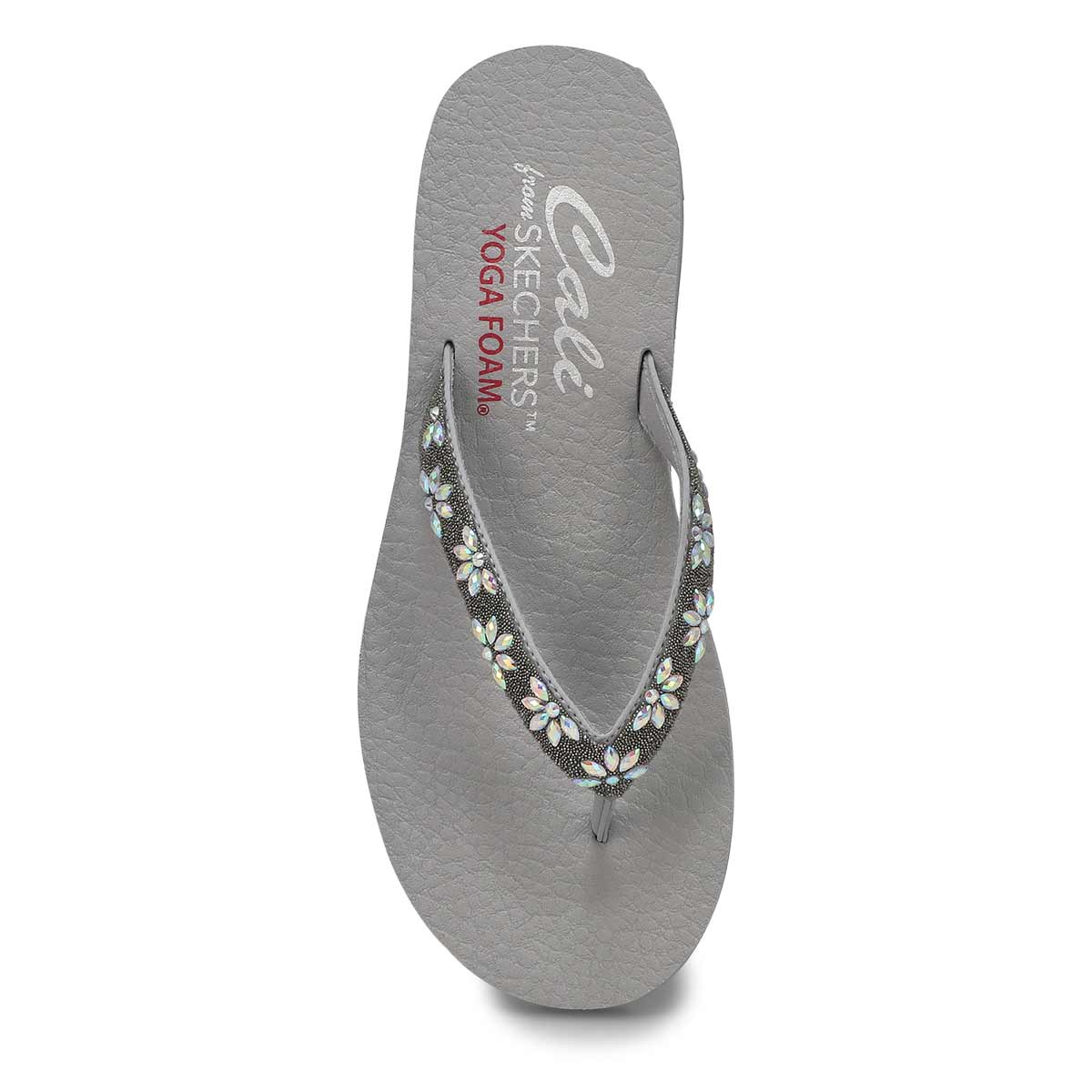 Tongs MEDITATION LOVE LETTER, gris, femmes
