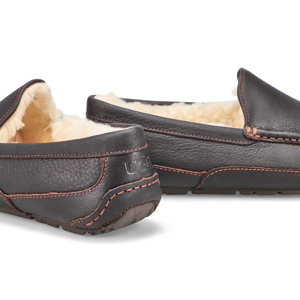 Men's Ascot Sheepskin Slipper - China Tea