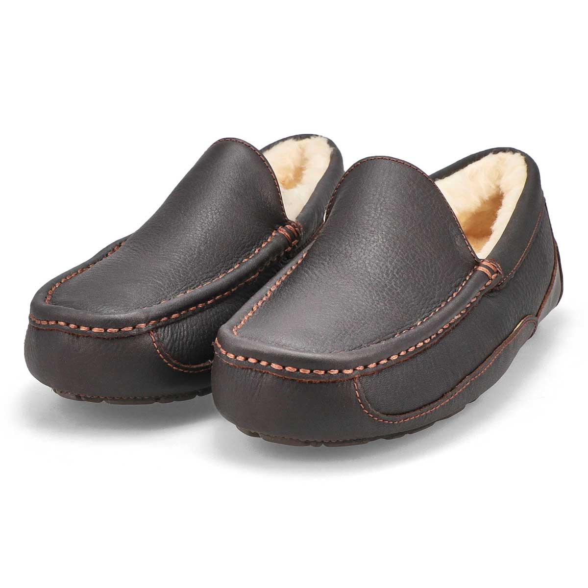 Men's Ascot Sheepskin Slipper - China Tea