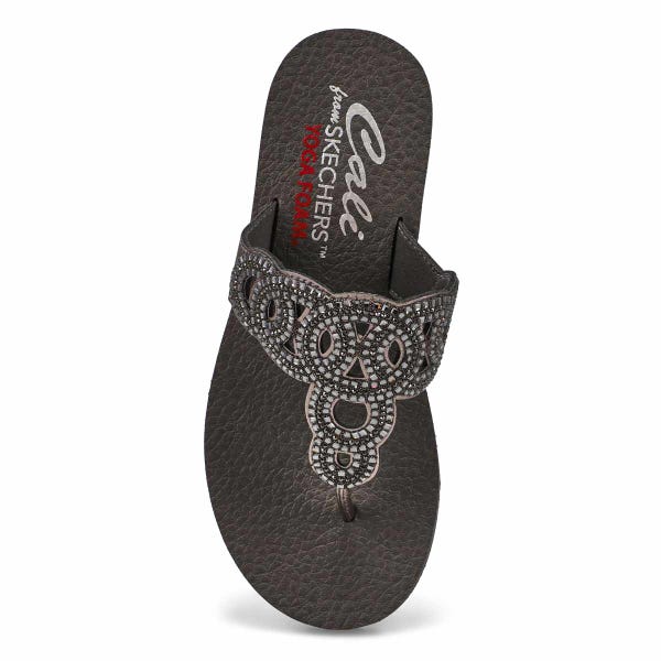 Women's  Meditation Thong Sandal - Grey