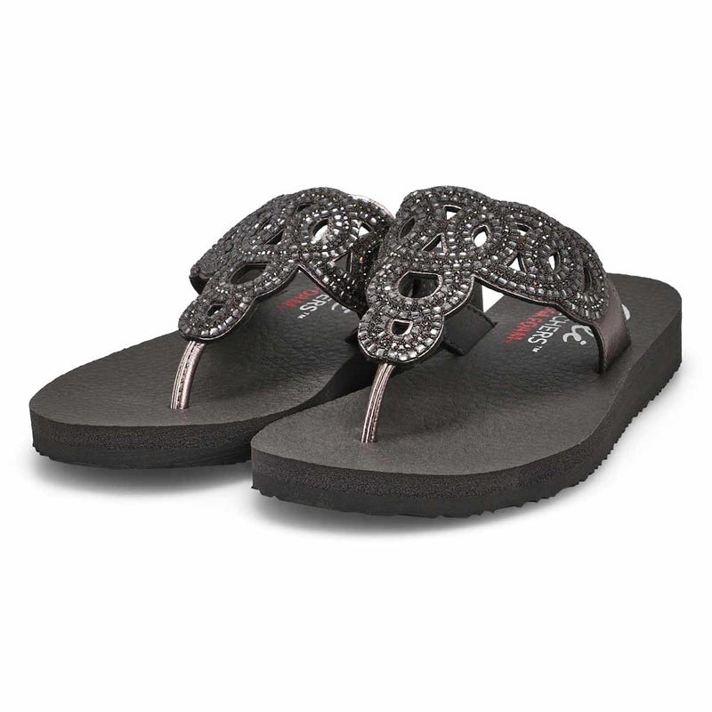 Women's  Meditation Thong Sandal - Grey