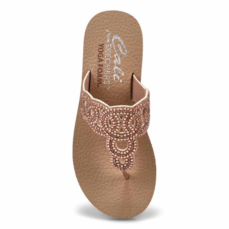 Women's Meditation Thong Sandal - Rose Gold