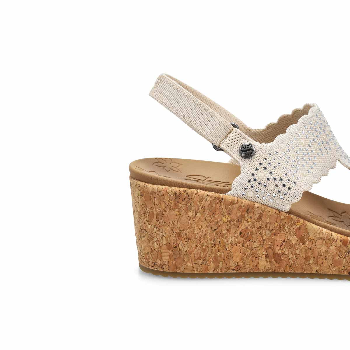 Sandale compense ARCH FIT BEVERLEE 2.0, blanc cas