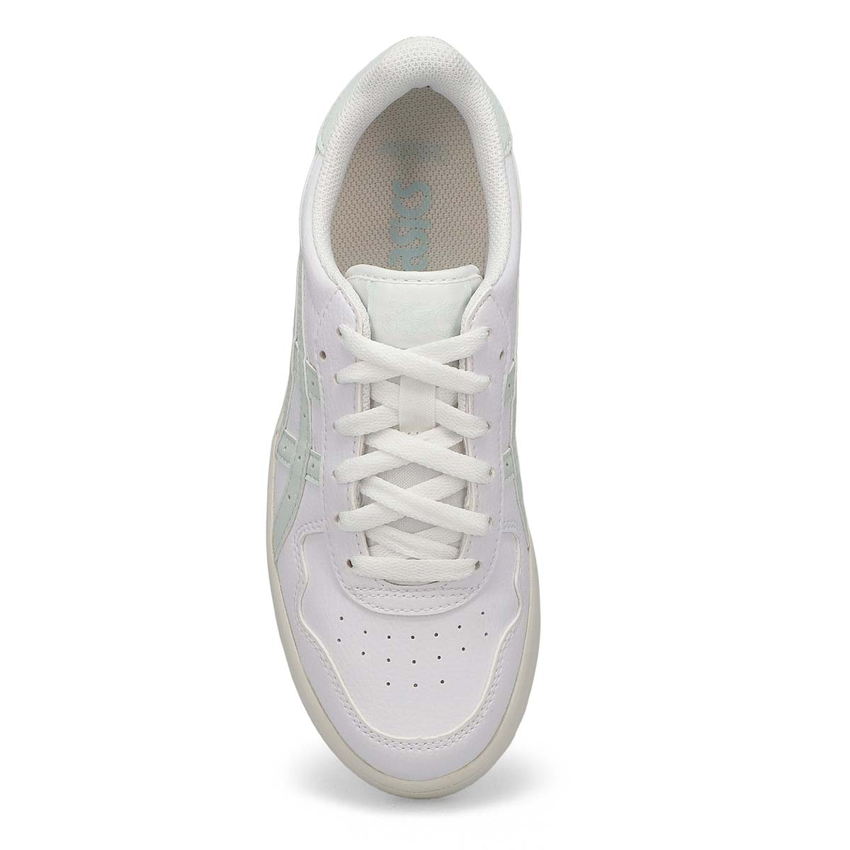 Ladies Japan S Platform Sneaker - White/Aqua