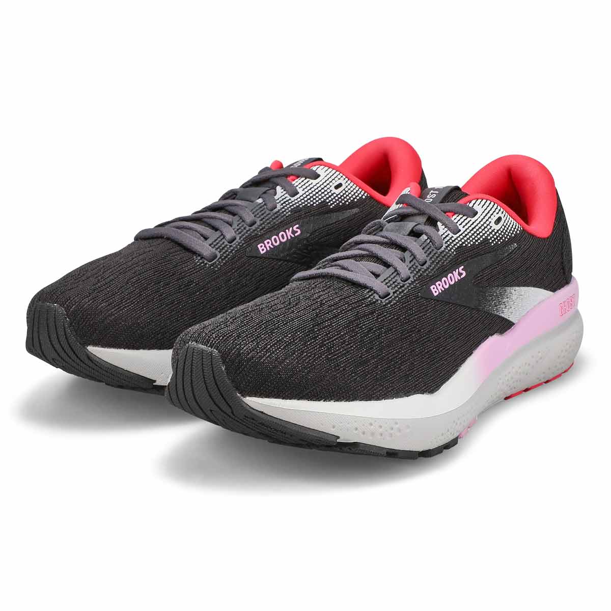 Women's Ghost 16 Lace Up Performance Runner - Blac